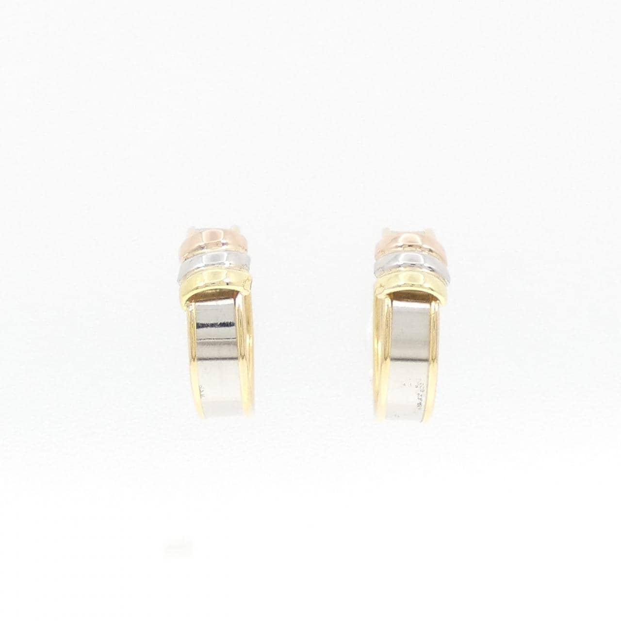 K18YG/PT900/K18PG フープ ピアス