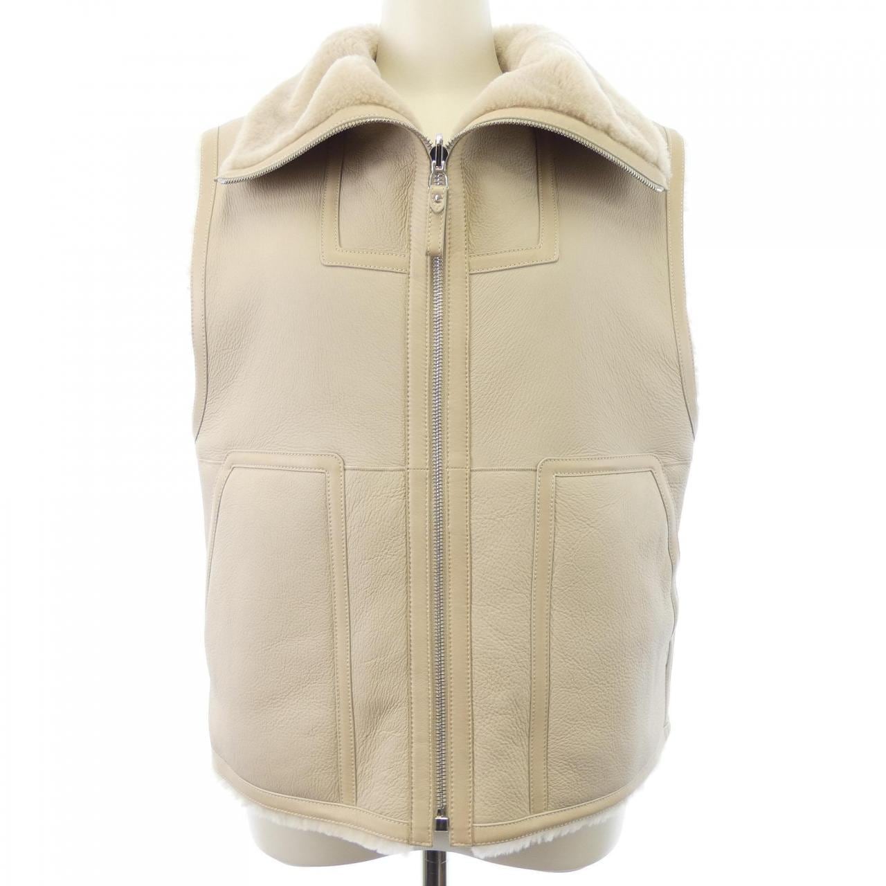 エルメス HERMES 2WAYリバーシブルノースリーブジャケット 5H1229D5 ベスト