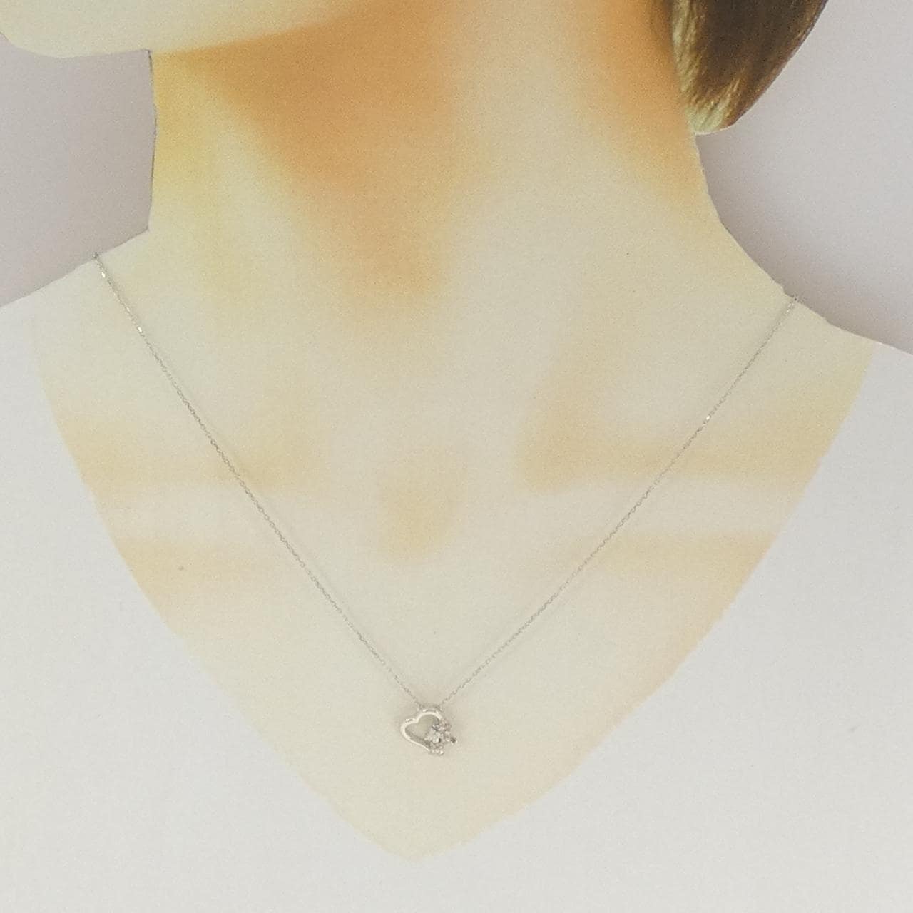 クミキョク ダイヤモンド ネックレス 0.15CT