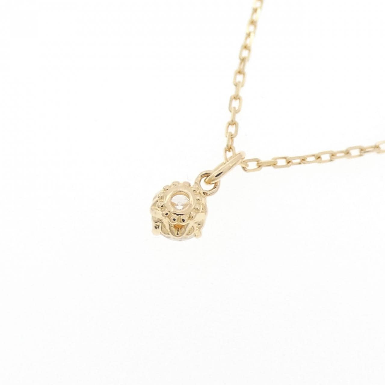 アガット ダイヤモンド ネックレス 0.10CT