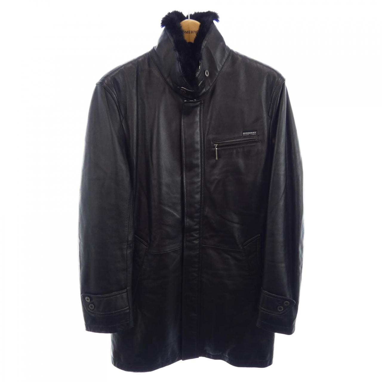バーバリー ブラックレーベル レザーコート