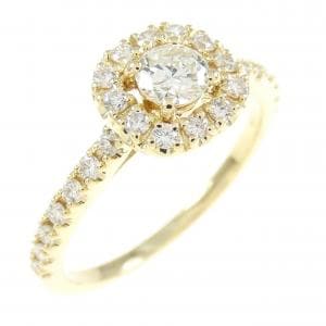 K18YG ダイヤモンド リング 0.232CT