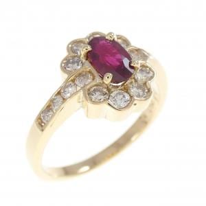 750YG ルビー リング