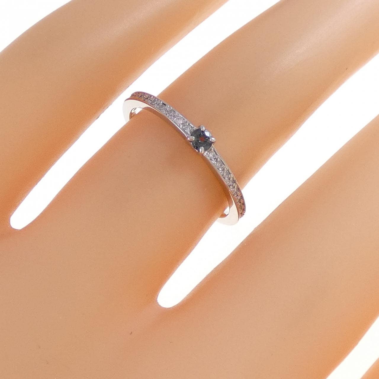 PT950 アレキサンドライト リング 0.06CT