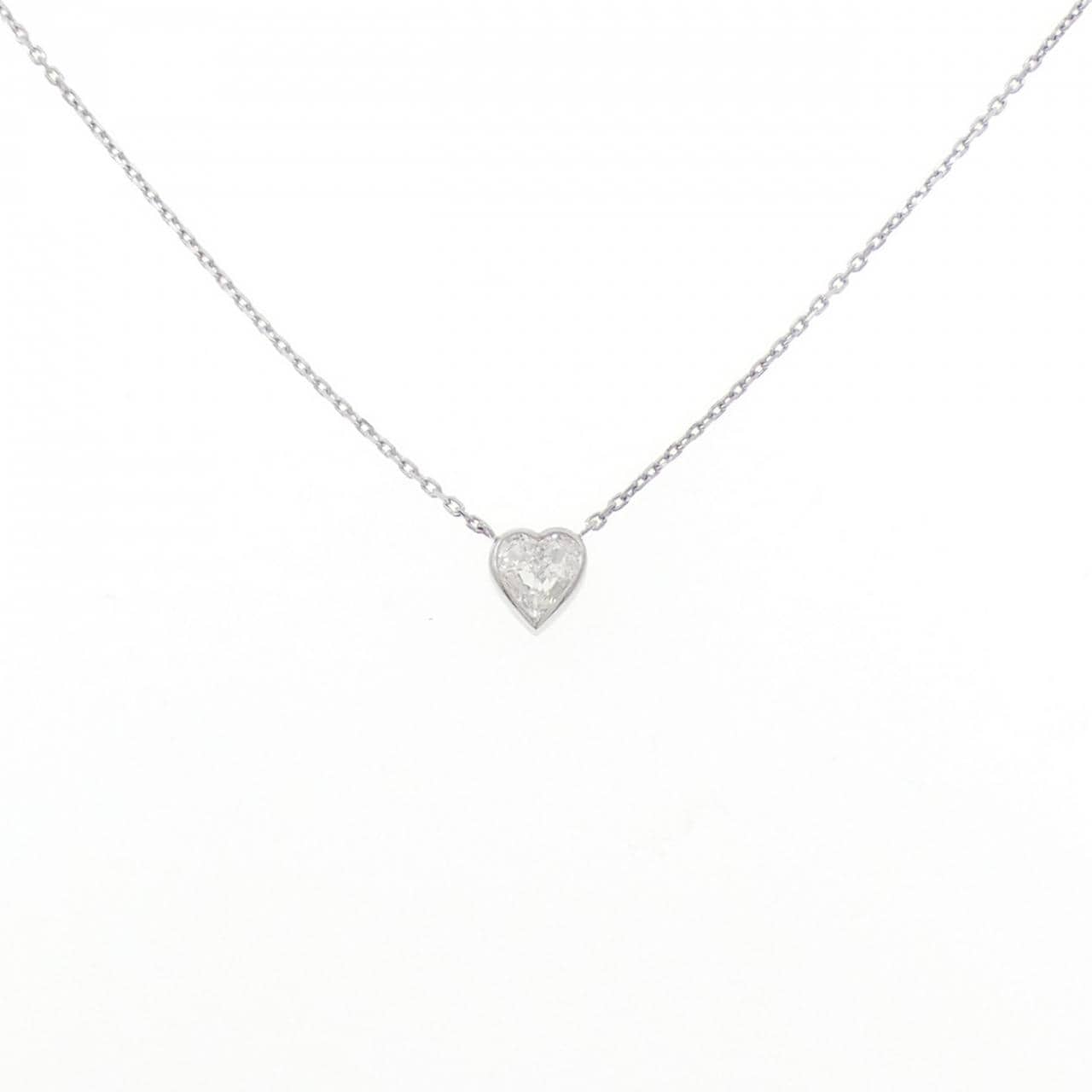 PT850 ハート ダイヤモンド ネックレス 0.397CT
