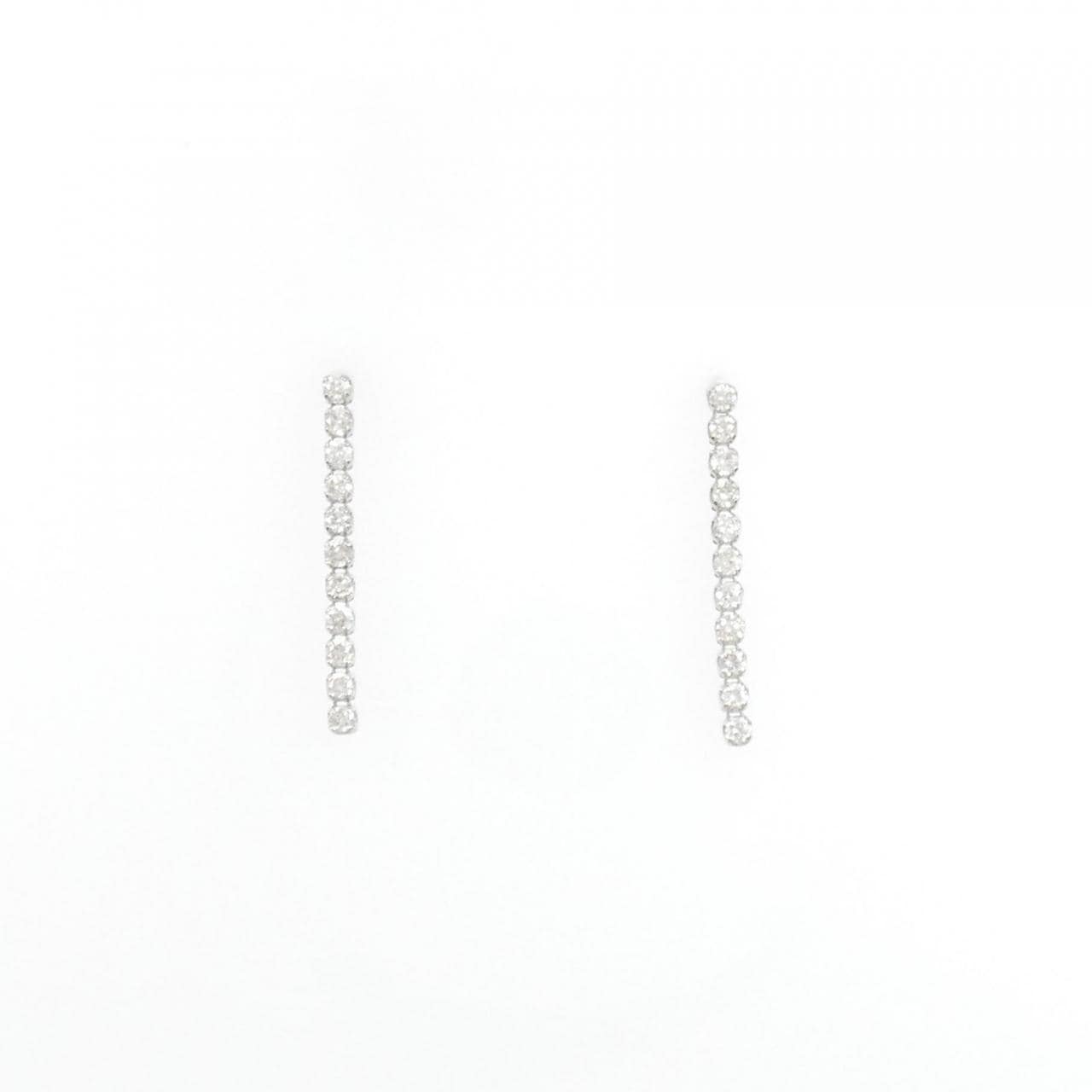 [新品] PT钻石耳环 0.30CT