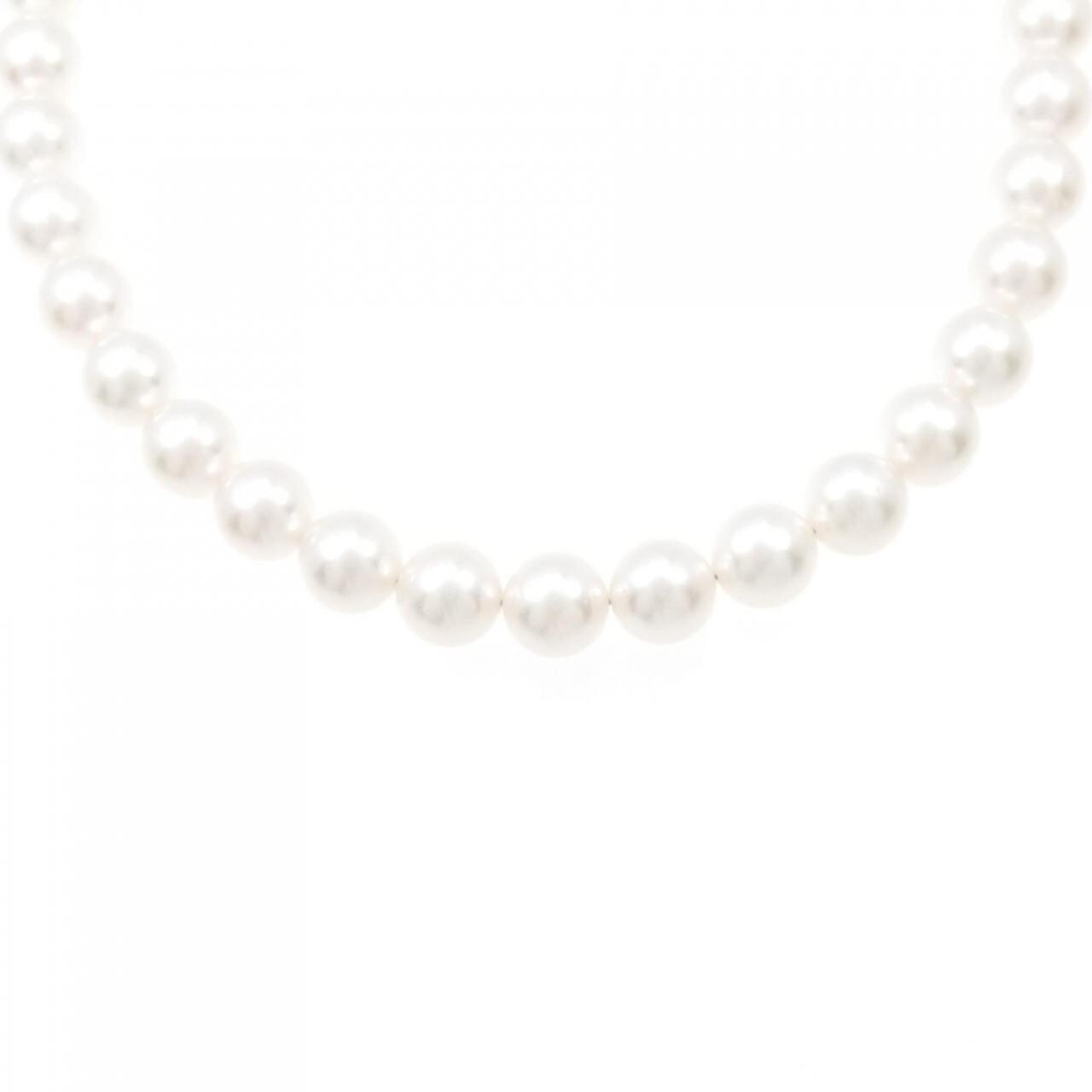 [BRAND NEW] Silver Clasp Akoya Pearl Necklace 7.5-8mm