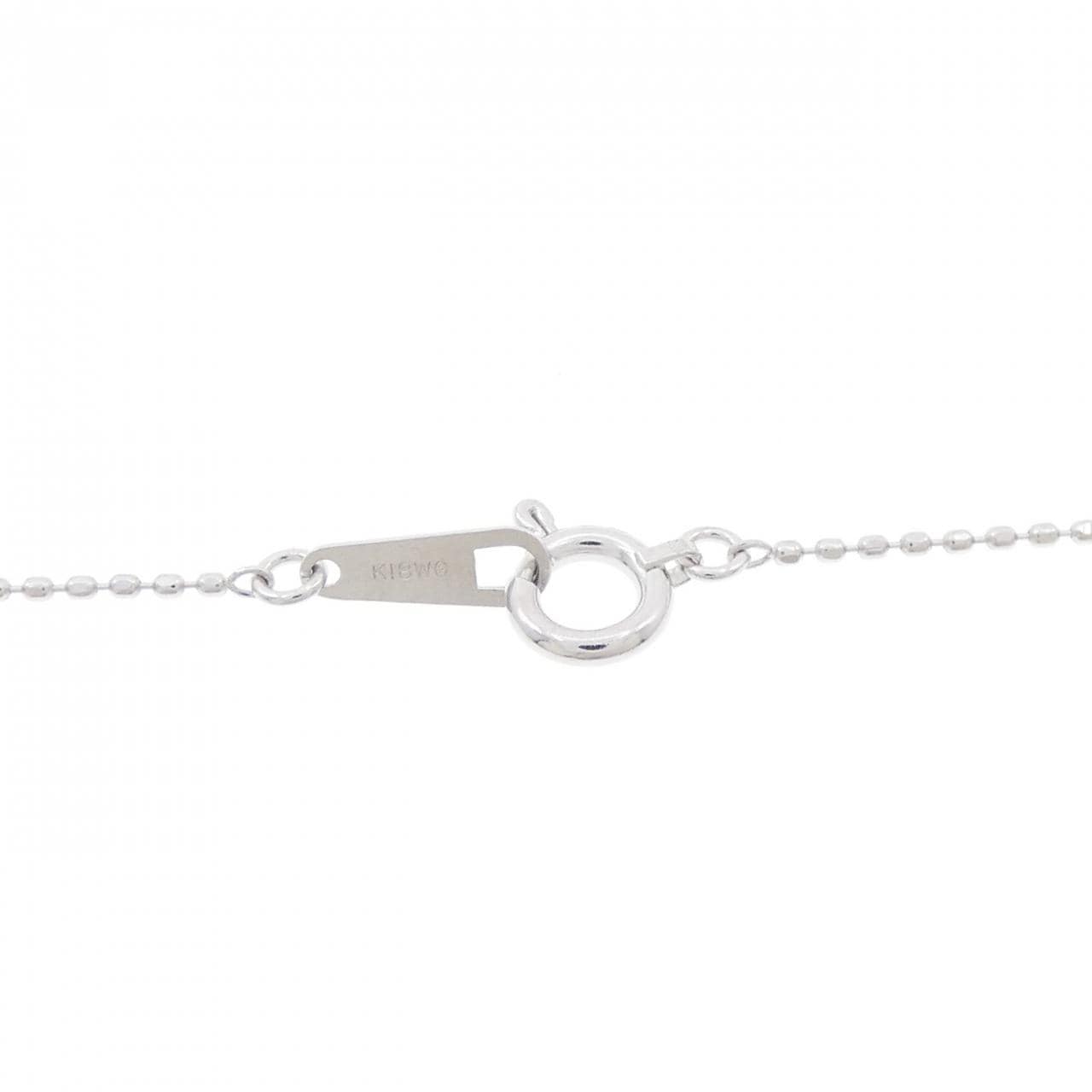 K18WG ダイヤモンド ネックレス 0.34CT