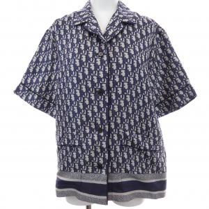 クリスチャンディオール CHRISTIAN DIOR DIOR CHEZ MOI/ディオールオブリーク 121V46A6608 S/Sシャツ