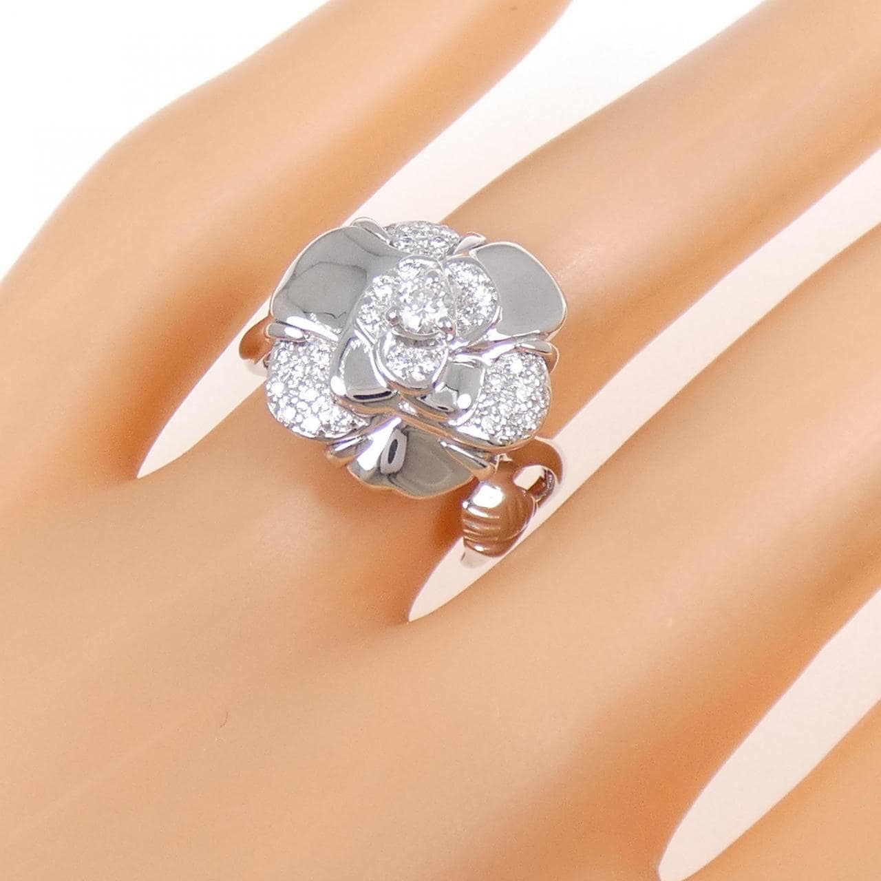 シャネル カメリア リング