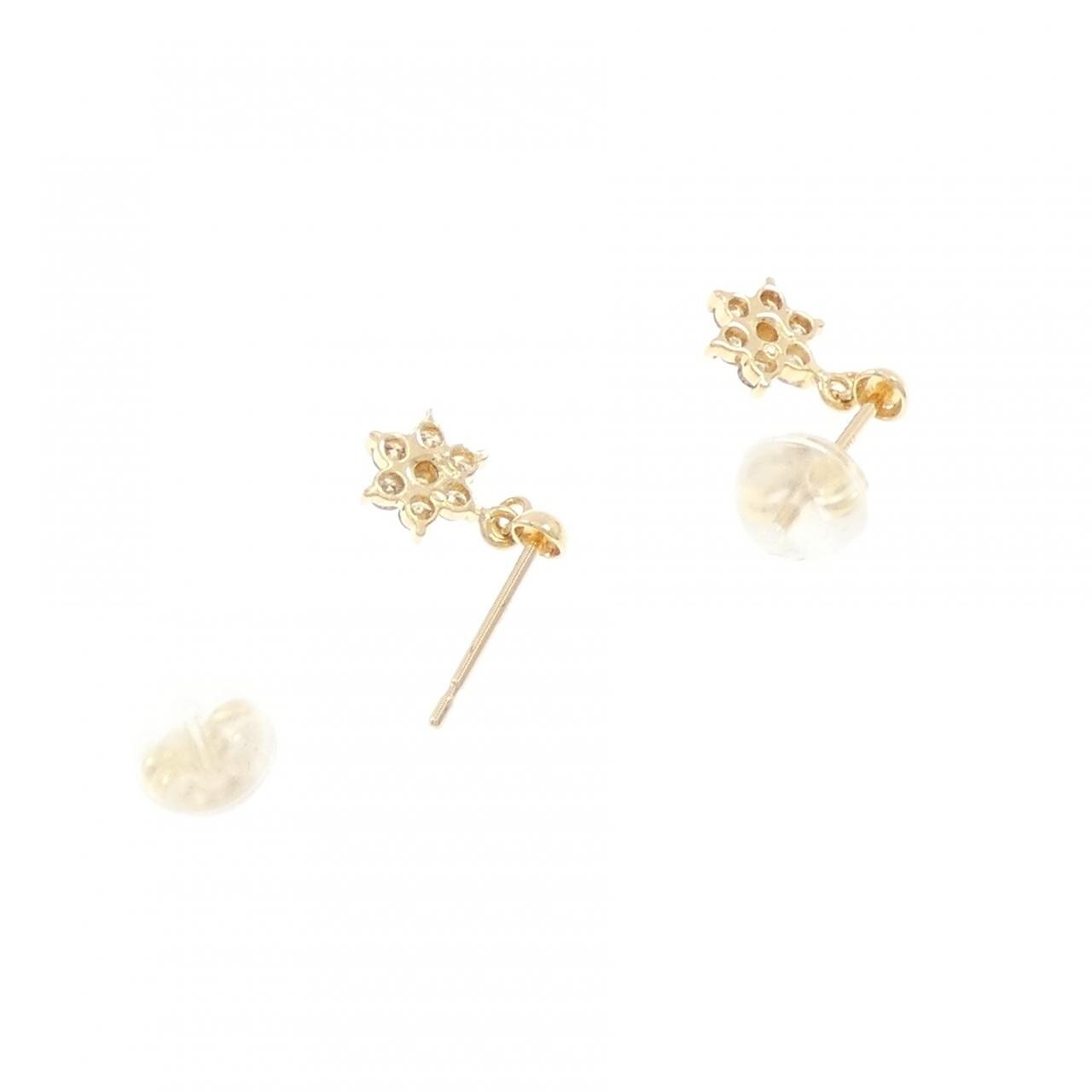 K18YG ダイヤモンド ピアス 0.20CT