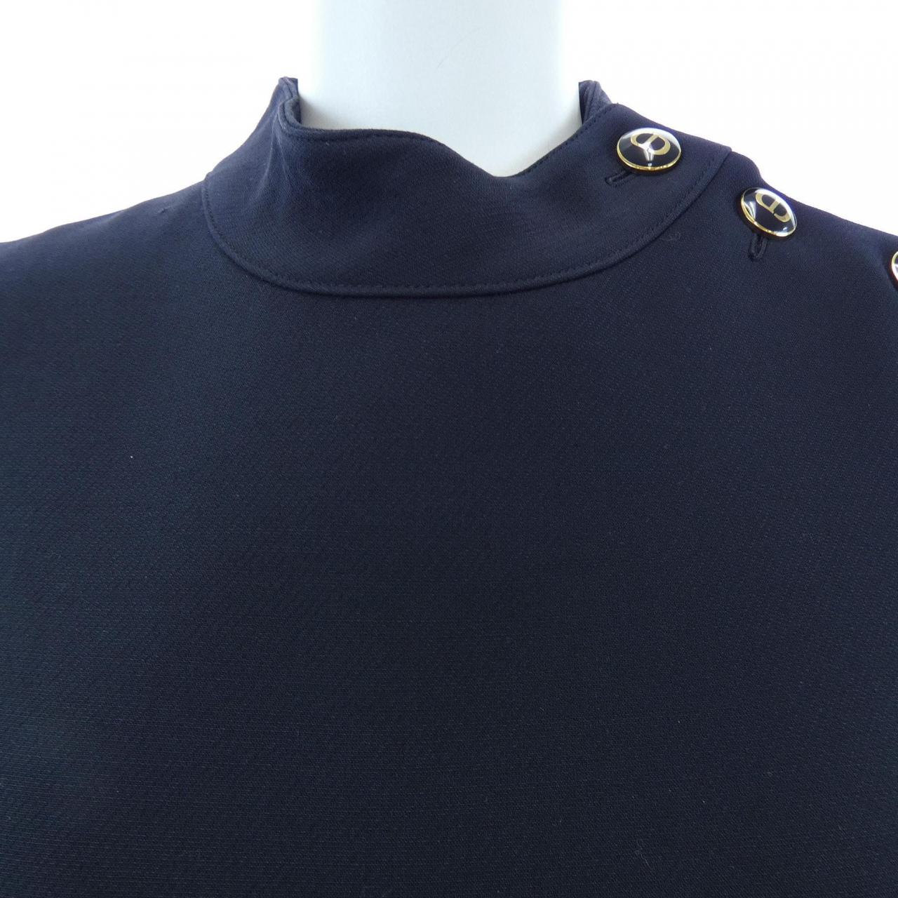 クリスチャンディオール CHRISTIAN DIOR CDボタン ショートドレス 111R17A1166 ワンピース