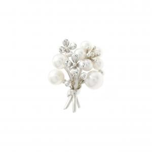 ミキモト クローバー アコヤパール ブローチ 5.6mm（2025新発 パール  