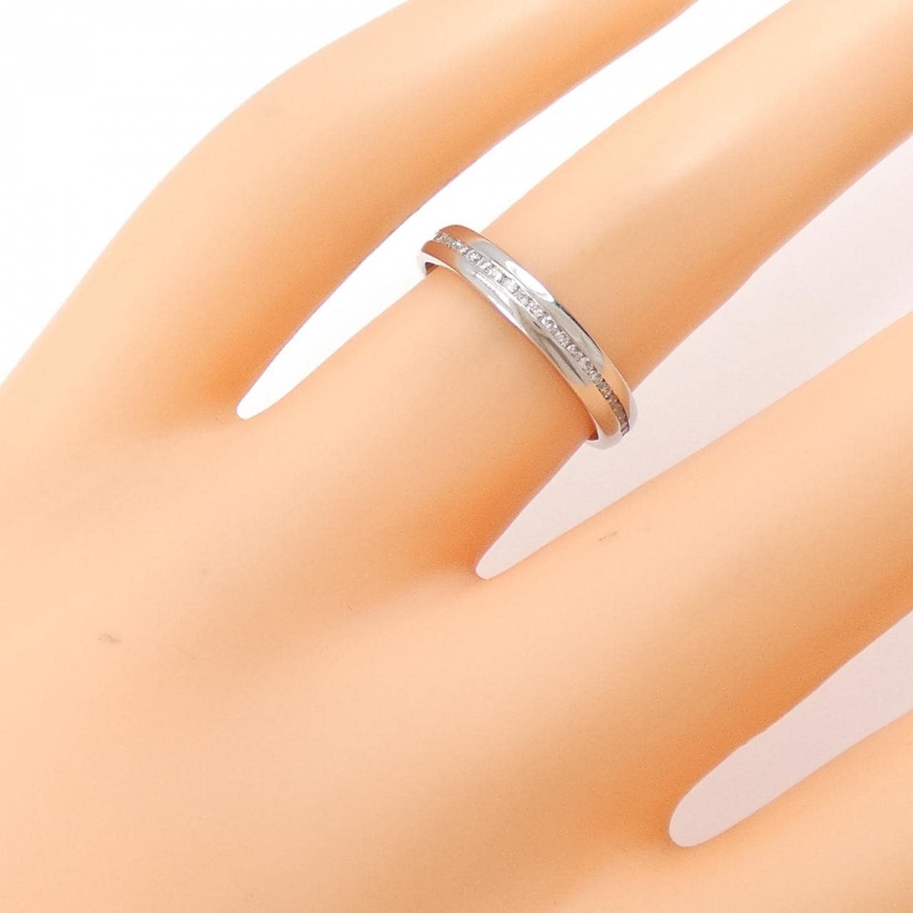 PT950 ダイヤモンド リング 0.13CT