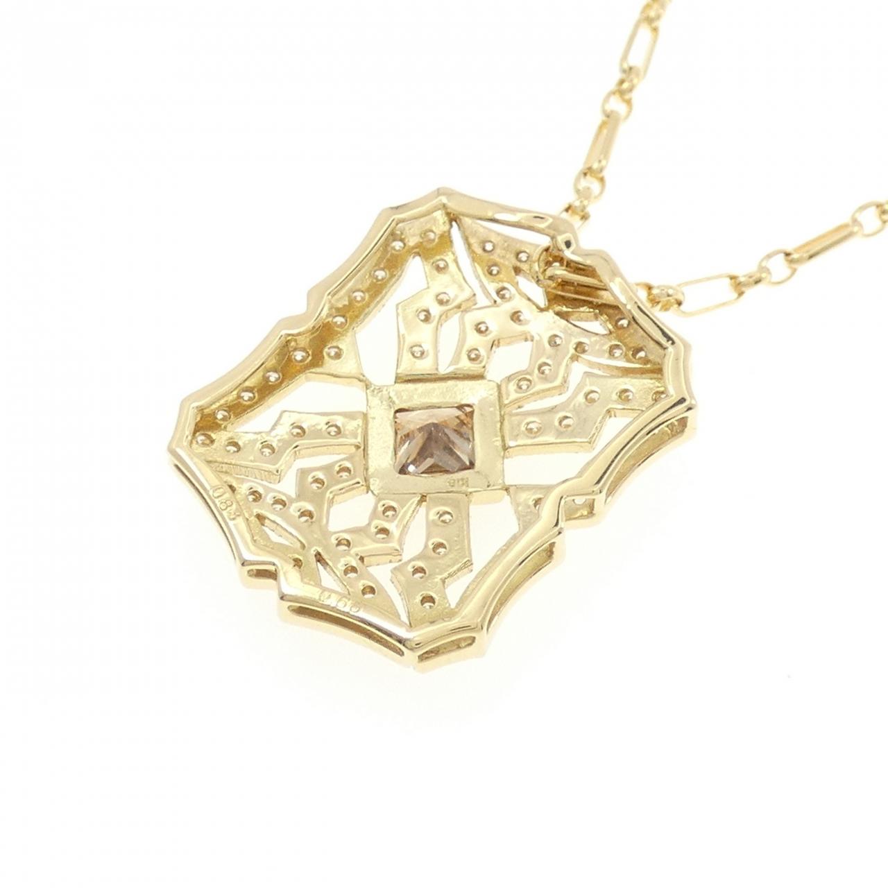 K18YG ダイヤモンド ネックレス 0.83CT