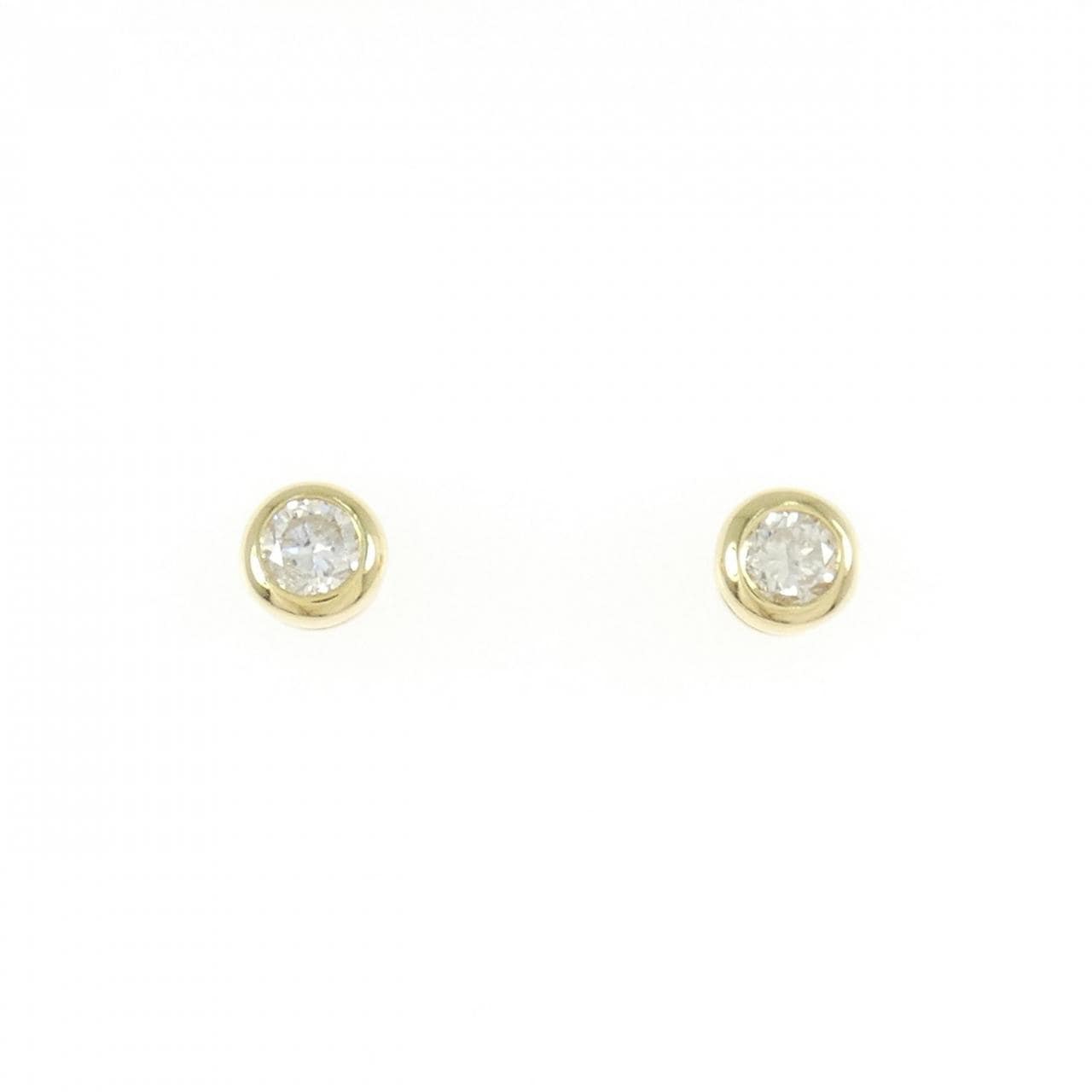 K18YG ダイヤモンド ピアス 0.31CT