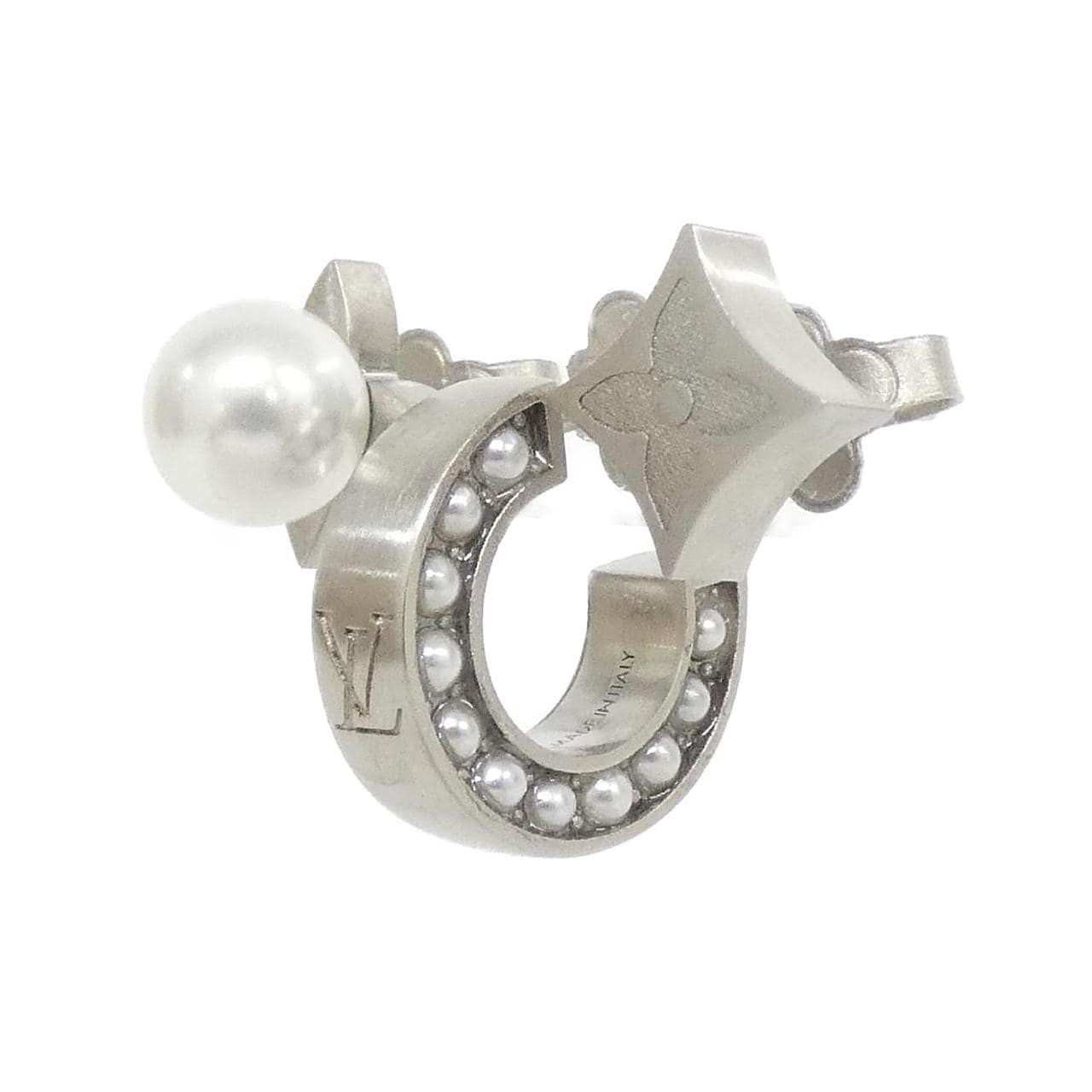 ルイヴィトン ピアス モノグラム パール セット3 M01506 ピアス