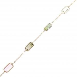 【新品】K18YG トルマリン ブレスレット