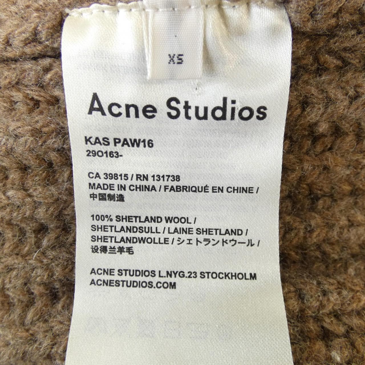 アクネストゥディオズ ACNE STUDIOS ニット