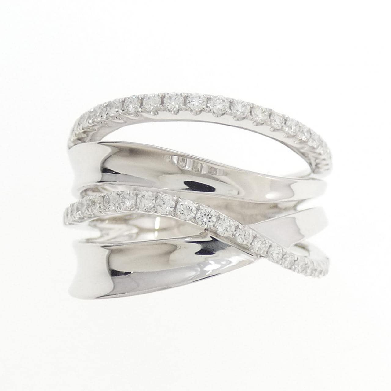 750WG ダイヤモンド リング 0.39CT