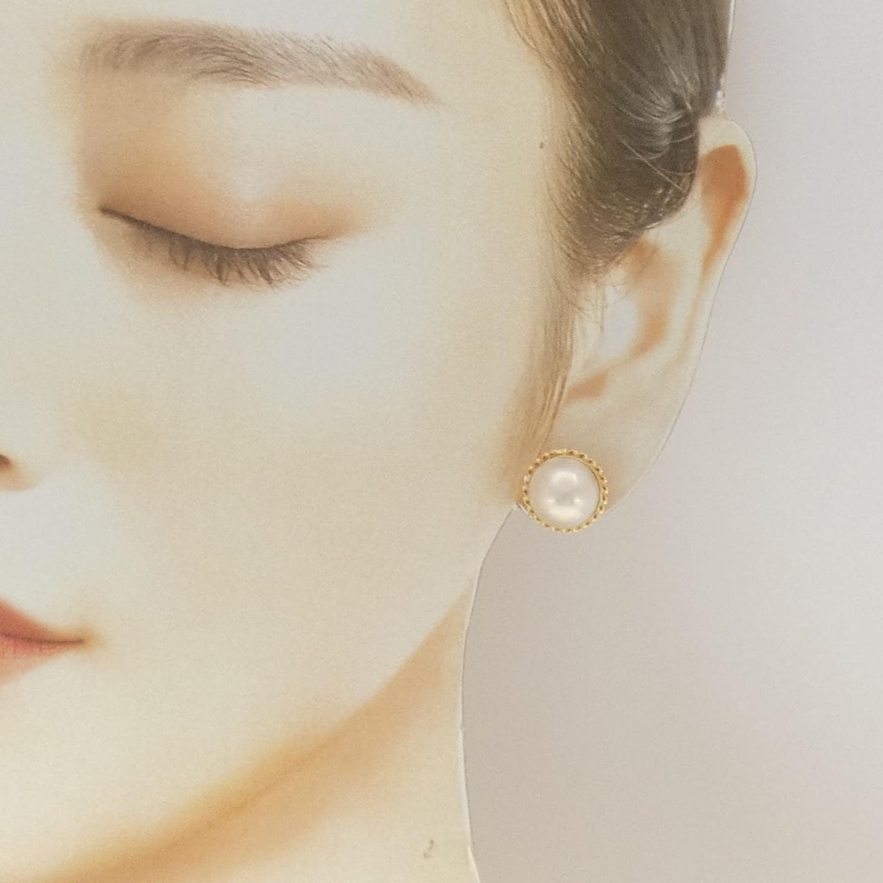 K18YG マベパール ピアス