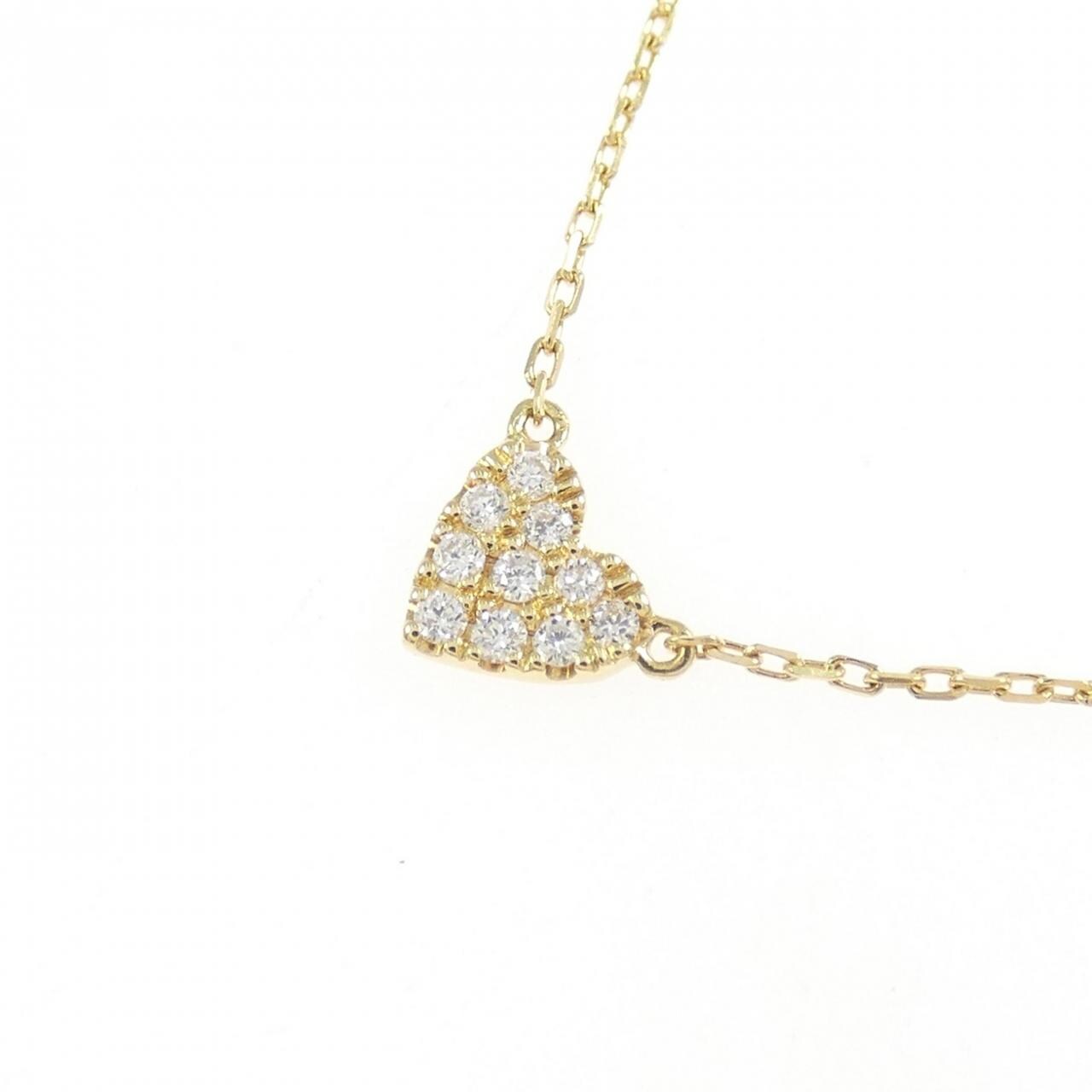 アーカー ハートパヴェ ネックレス 0.05CT