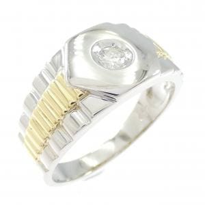 PT900/K18YG ダイヤモンド リング 0.10CT