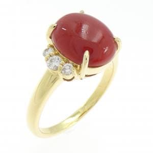 K18YG サンゴ リング