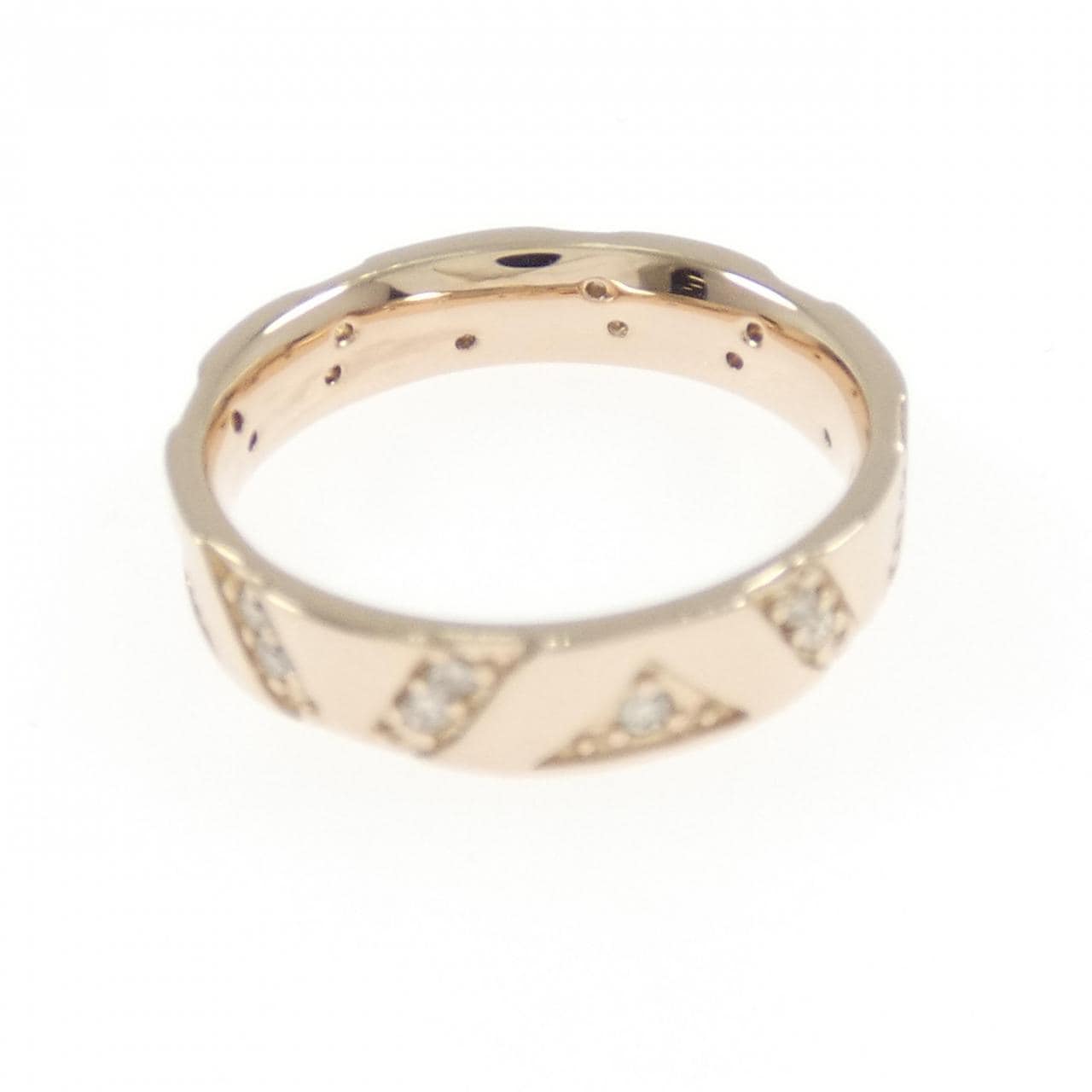 K18PG ダイヤモンド リング 0.17CT