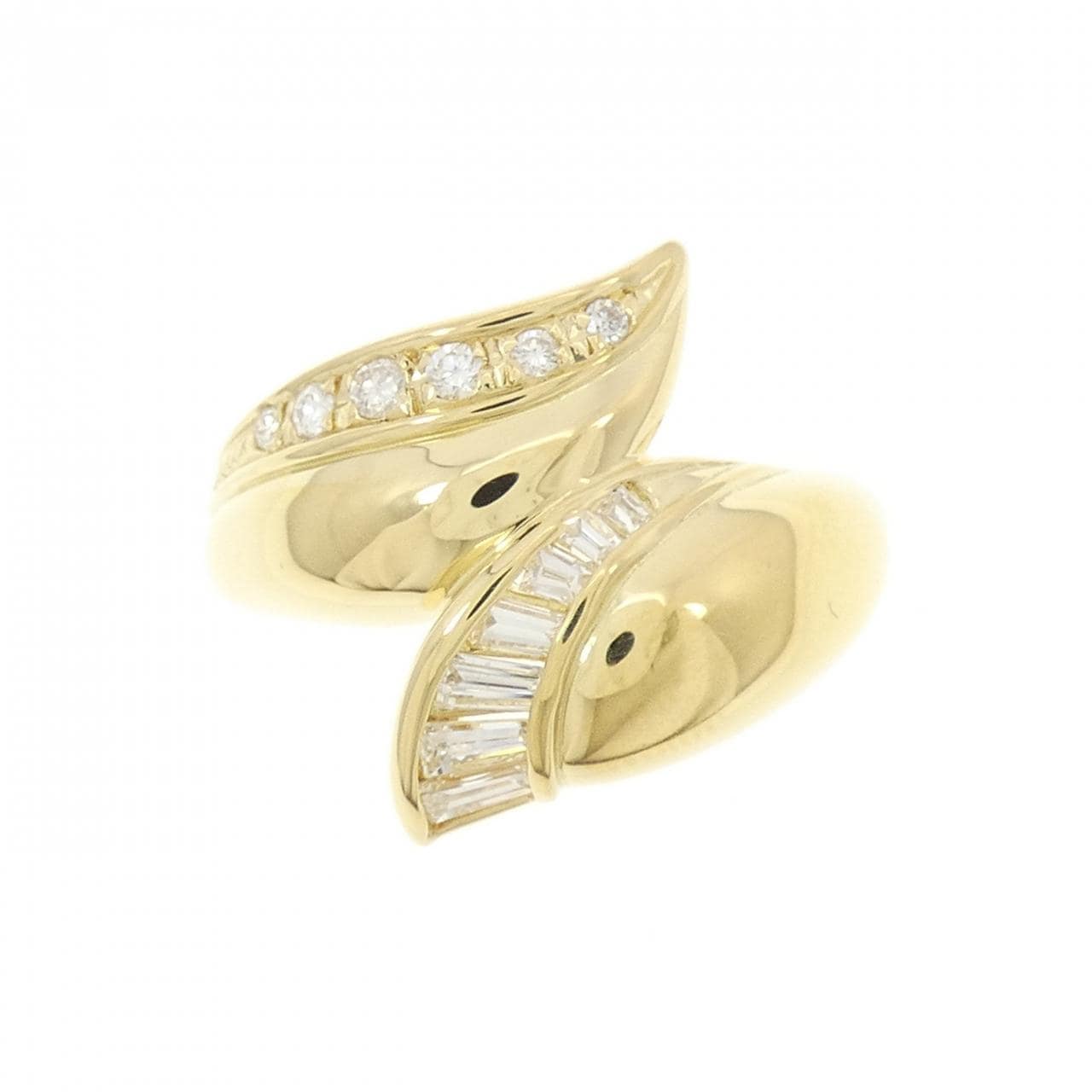 K18YG ダイヤモンド リング 0.32CT