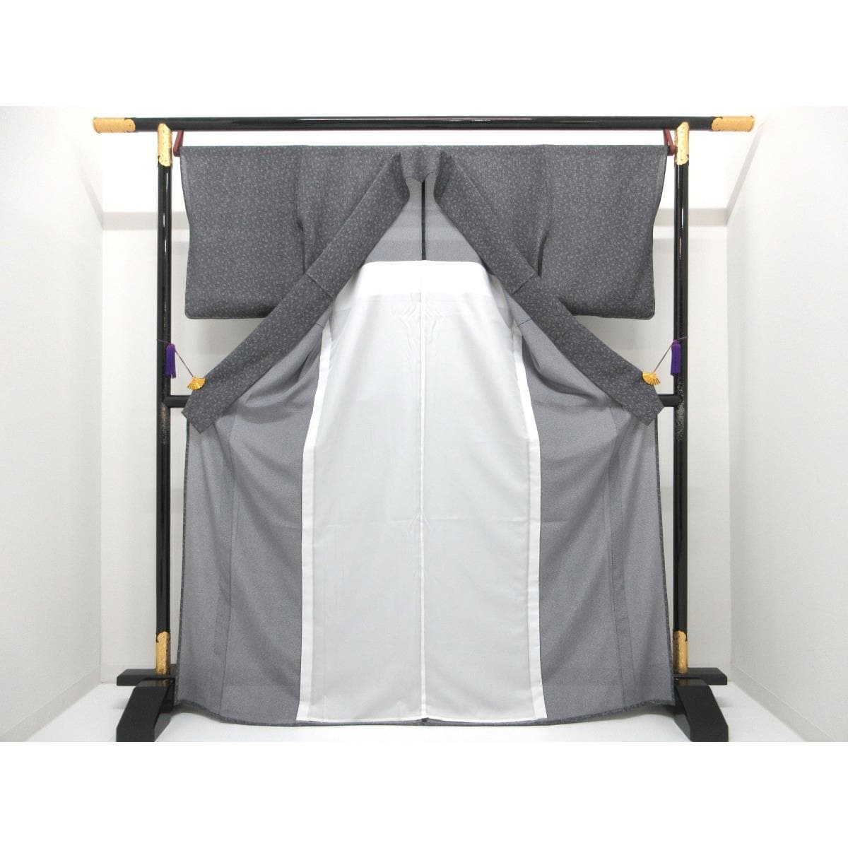 【新品】単衣　絽小紋
