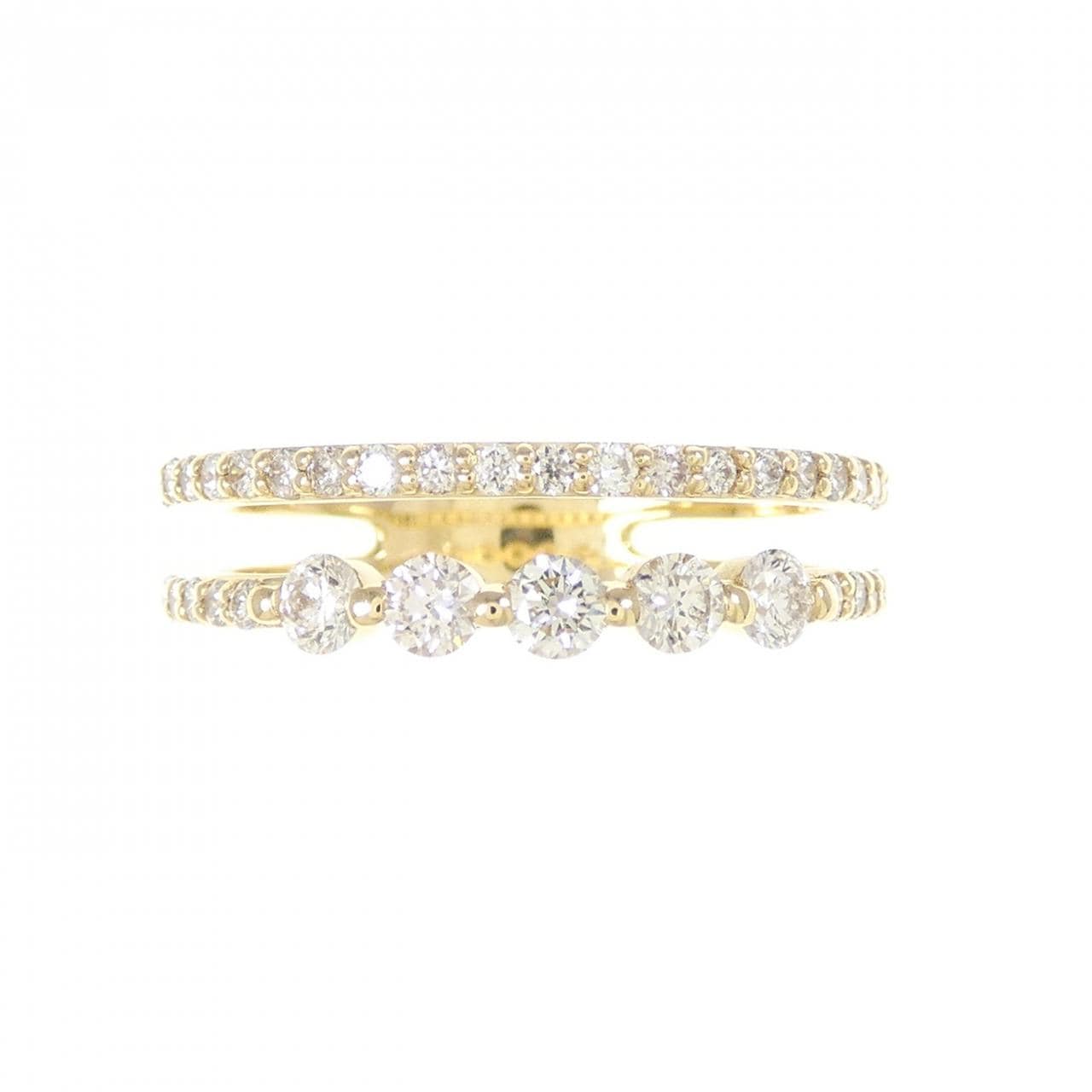 K18YG ダイヤモンド リング 0.53CT