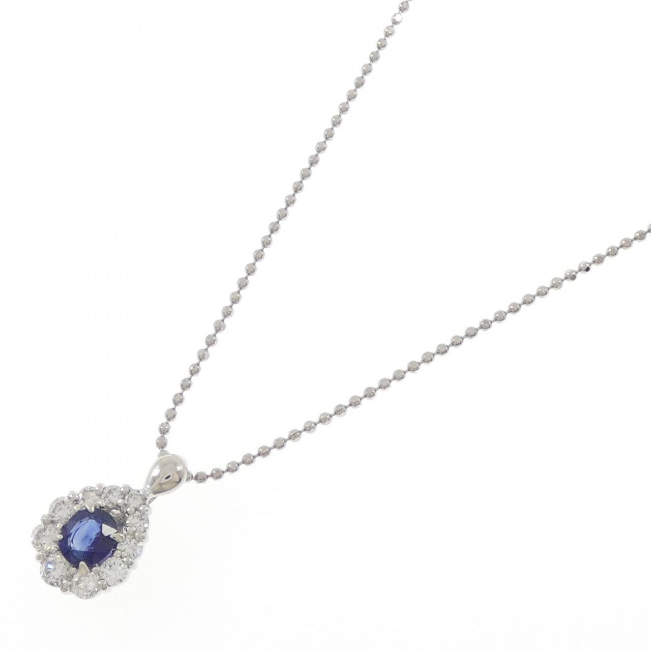 PT900/PT850 サファイヤ ネックレス 0.45CT