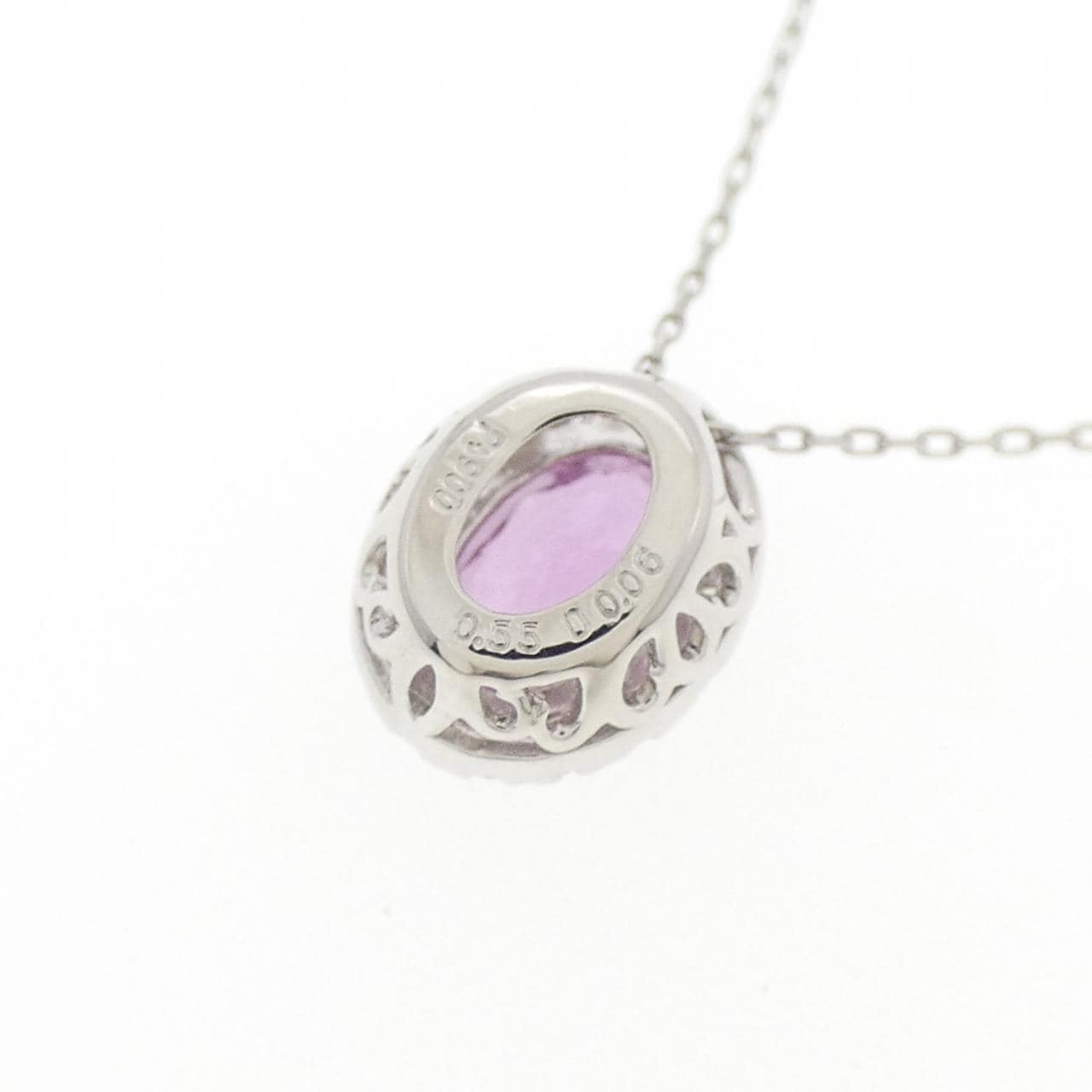 PT900/PT850 サファイヤ ネックレス 0.55CT