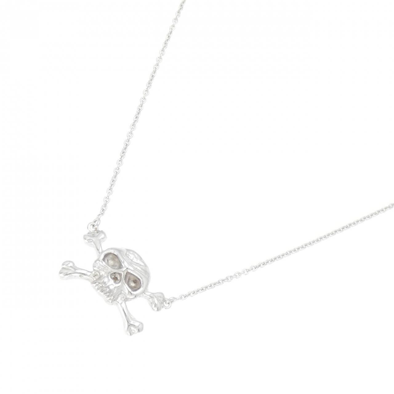 750WG Skull Necklace
