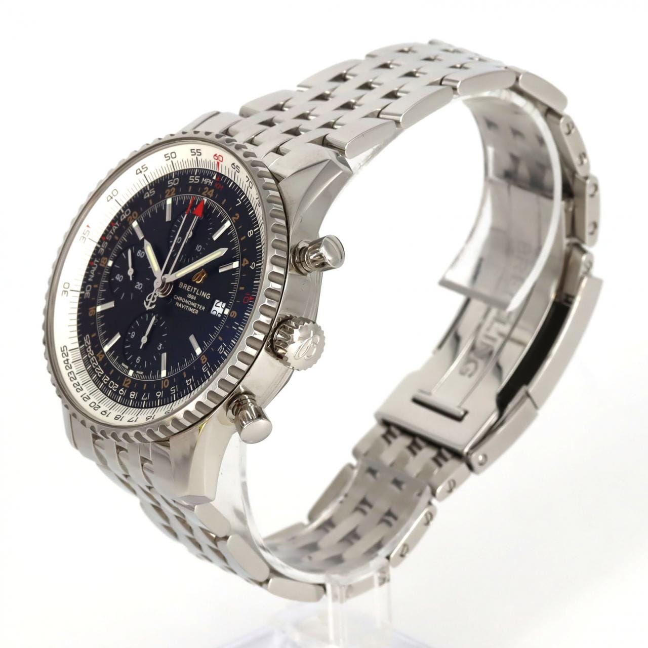 ブライトリング ナビタイマークロノグラフGMT46 A24322/A242B-2NP SS 自動巻