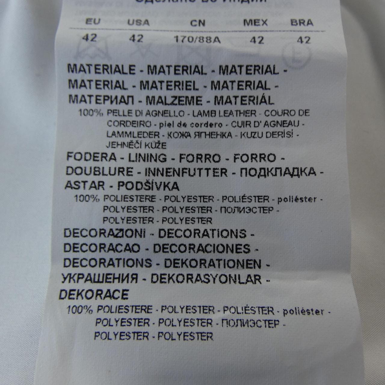 エンポリオアルマーニ EMPORIO ARMANI D4NB65D2P75 レザージャケット