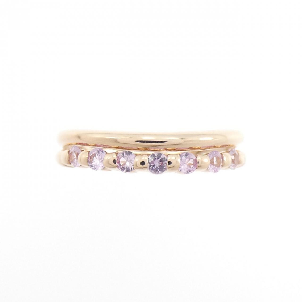 K10PG サファイヤ リング