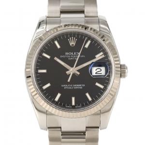 ロレックス オイスターパーペチュアルデイト 115234 SSxWG 自動巻 ランダム番
