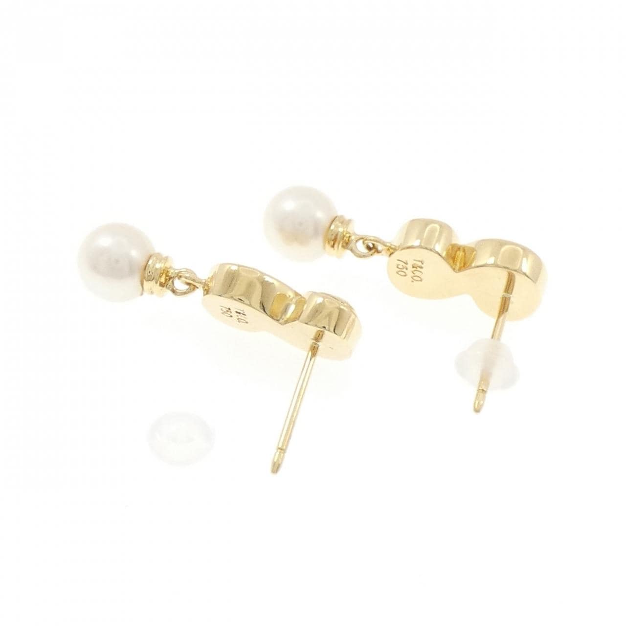 ティファニー アコヤパール ピアス 6.4mm