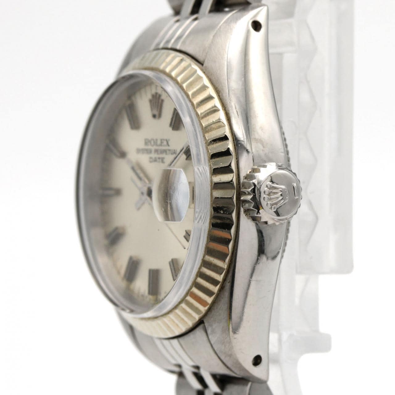 【ノーメンテナンス還元価格】ロレックス オイスターパーペチュアルデイト 6917 SSxWG 自動巻 6番台