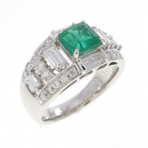PT900 エメラルド リング 0.92CT