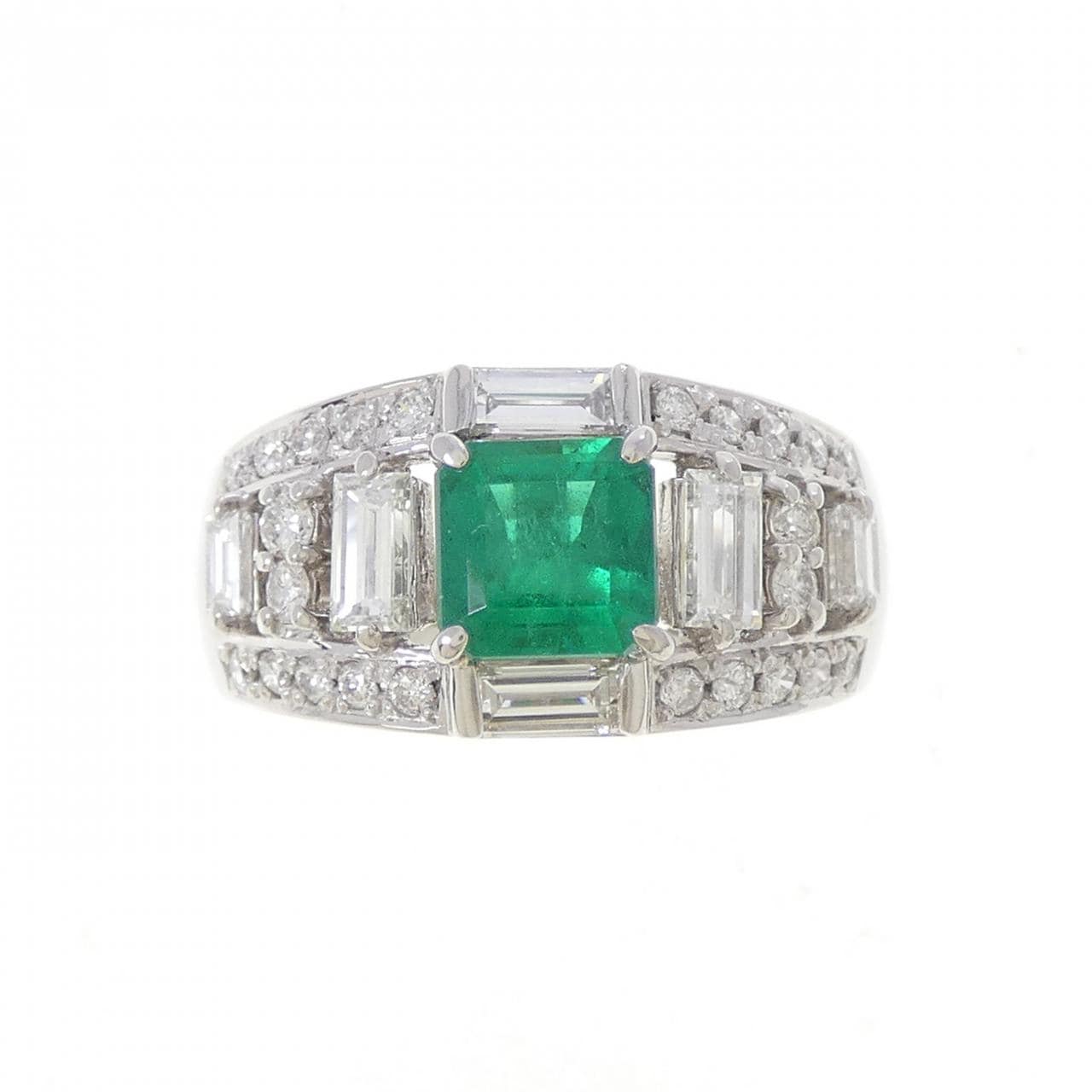 PT900 エメラルド リング 0.92CT