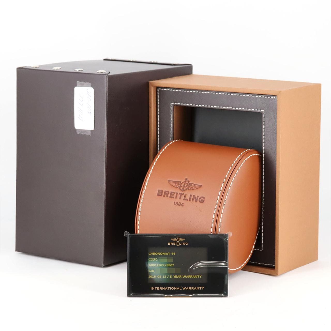 ブライトリング クロノマット44ローマンブラックMOP JAPAN LIMITED AB0111/S011BRMPA SS 自動巻