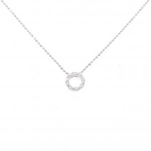 K18WG ダイヤモンド ネックレス 0.11CT