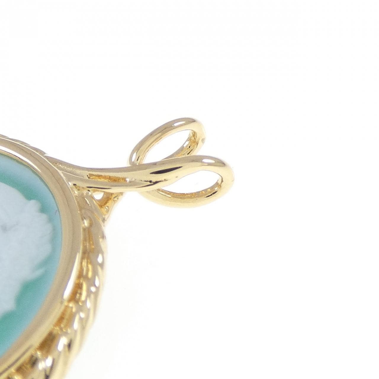 K18YG メノウカメオ ペンダント