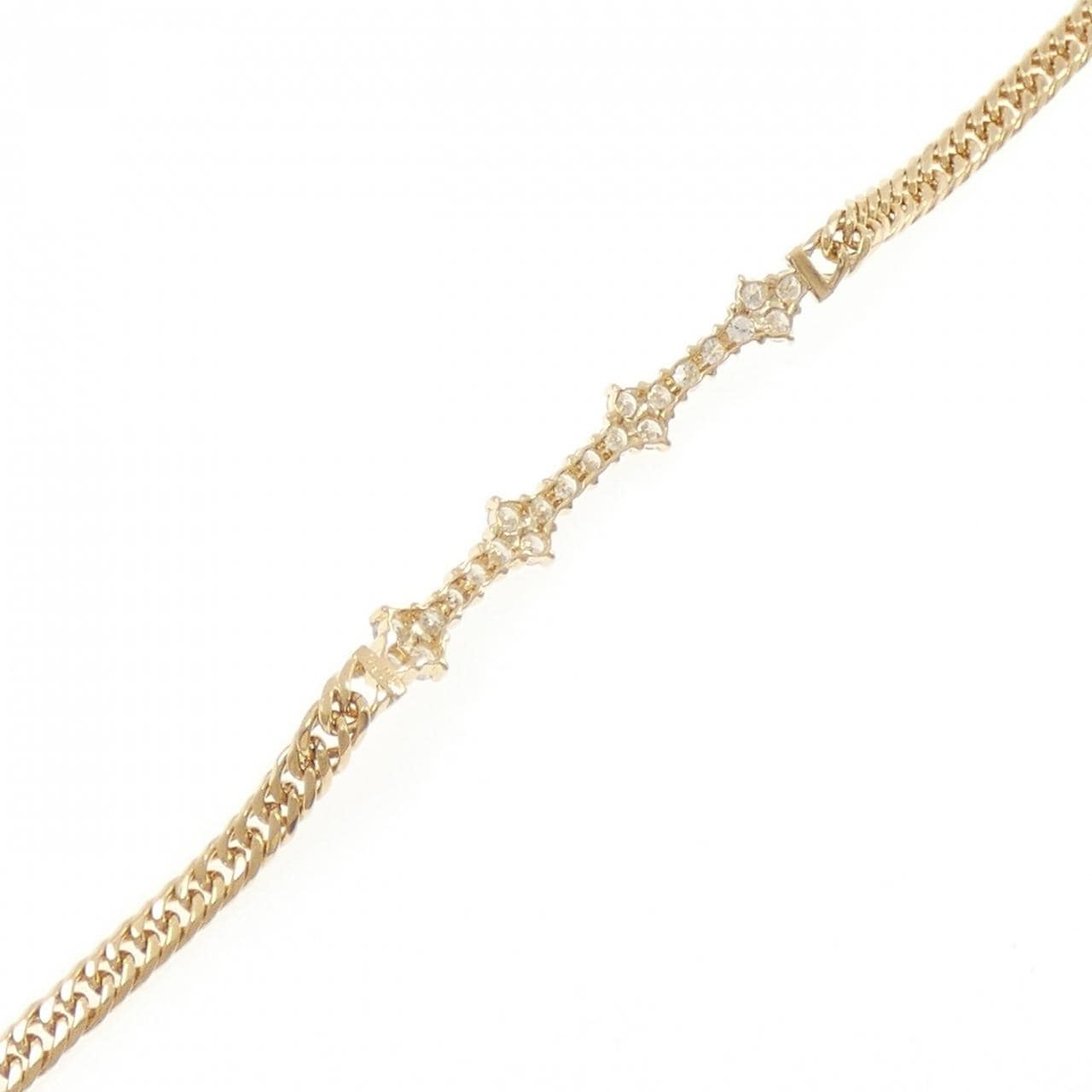 K18YG ダイヤモンド ブレスレット 0.88CT