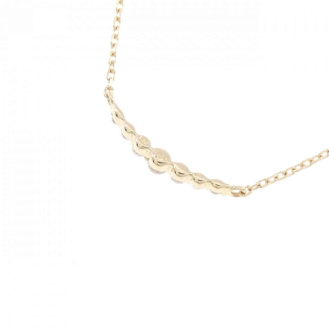 K10YG ダイヤモンド ネックレス 0.07CT