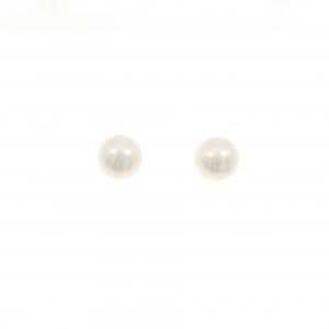 K14WG アコヤパール ピアス 6.9mm