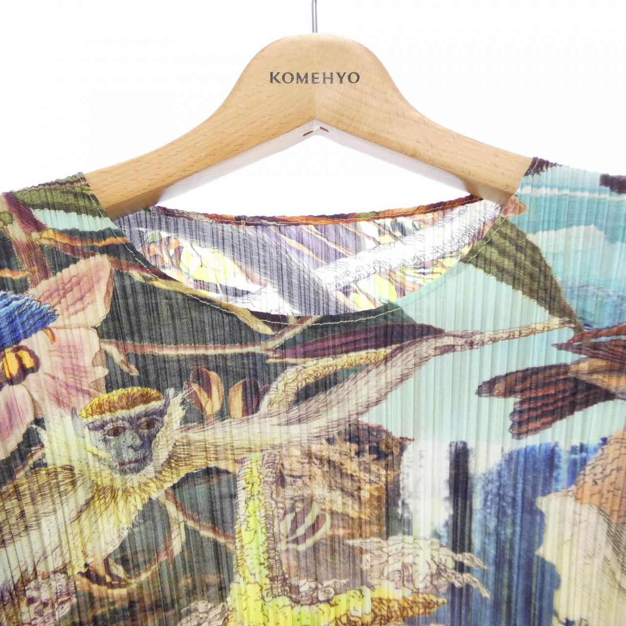 プリーツプリーズ PLEATS PLEASE 2023 AURORA JUNGLE PP33JT721 7578118 ワンピース